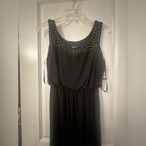 New- Long Summer Black Dress